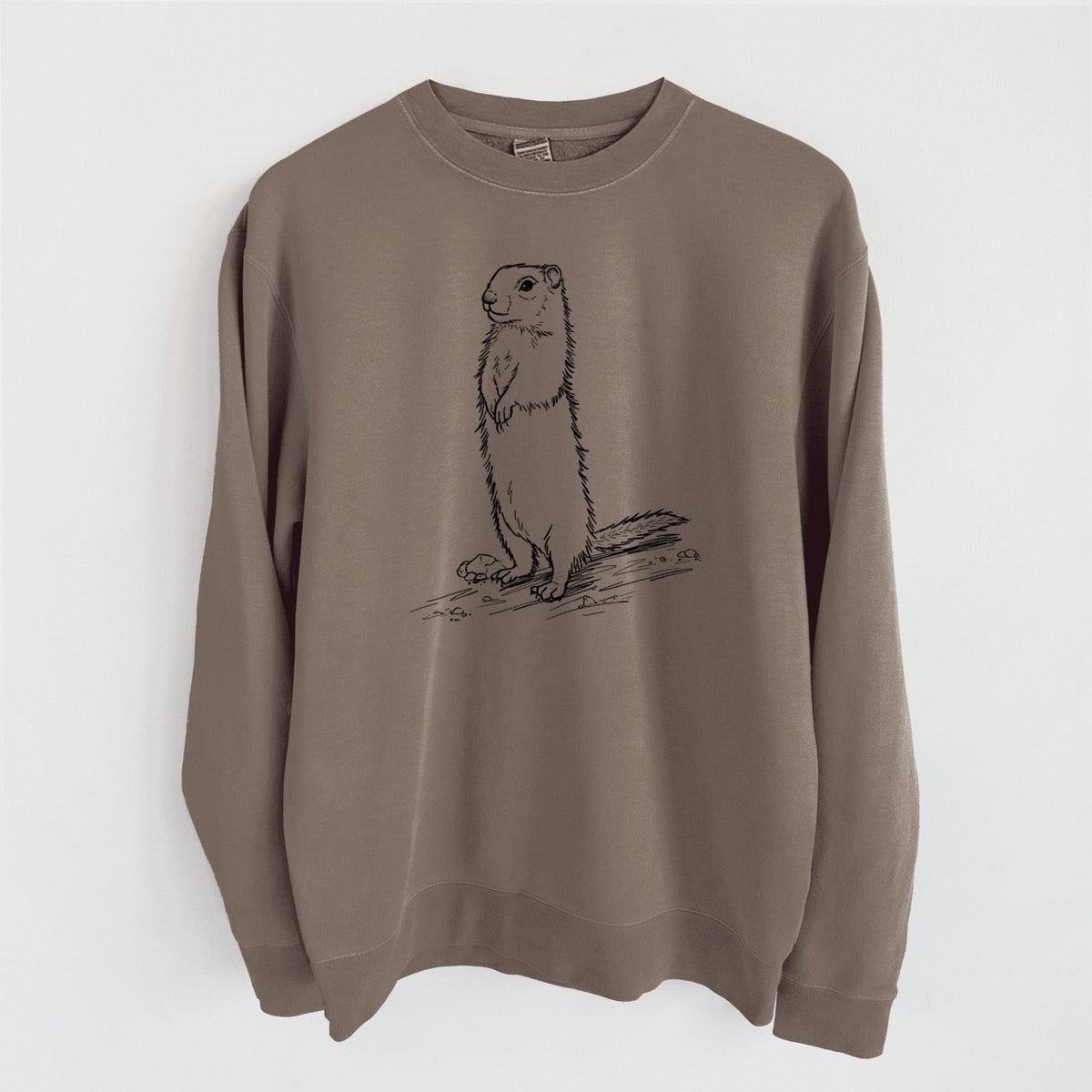 Belding's Ground Squirrel - Urocitellus beldingi - Unisex Pigment Dyed Crew Sweatshirt