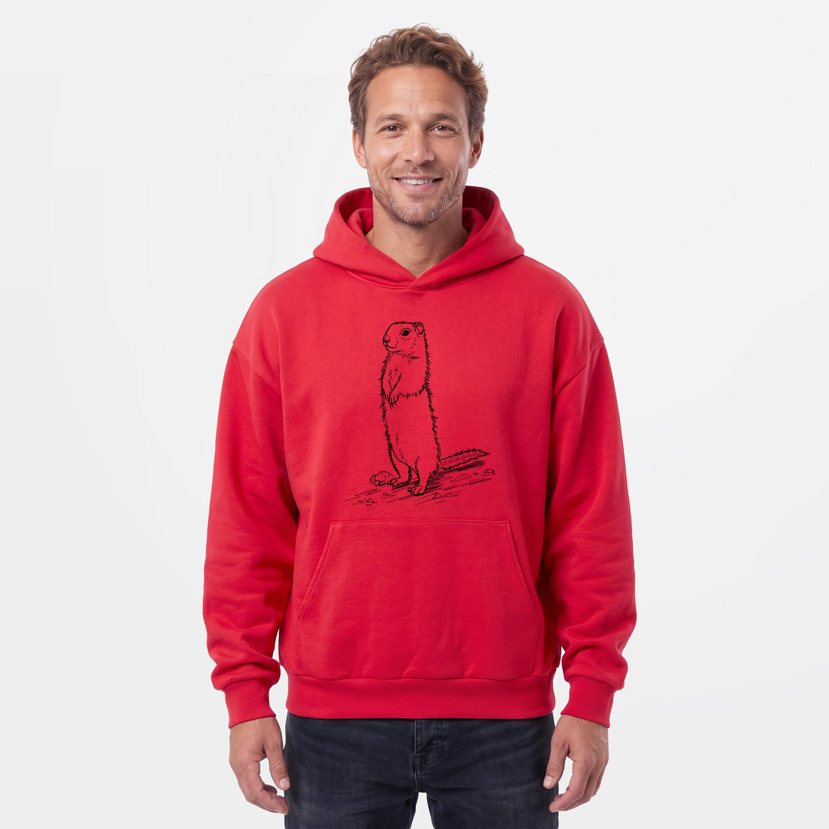 Belding's Ground Squirrel - Urocitellus beldingi  - Statement Midweight Hoodie
