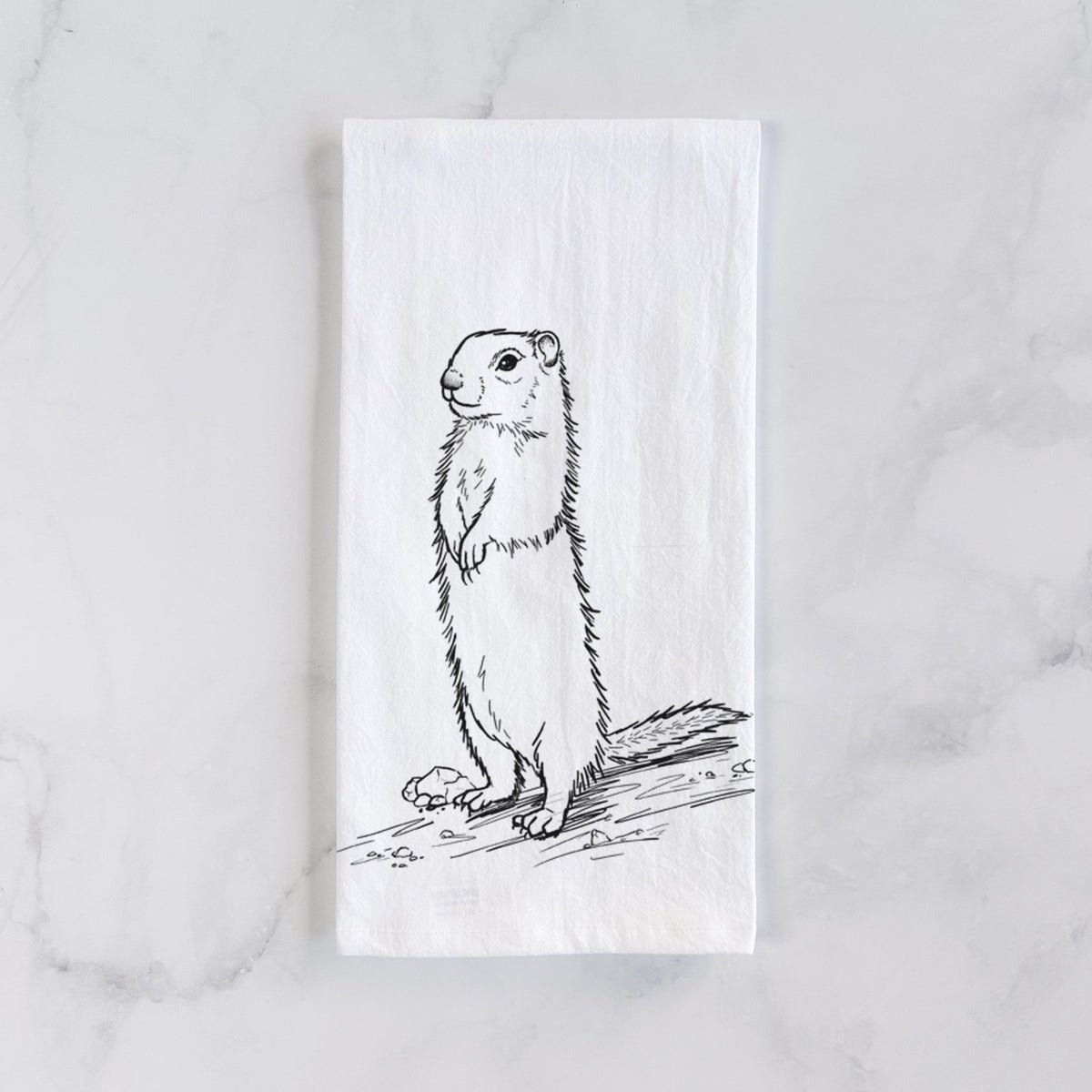 Belding's Ground Squirrel - Urocitellus beldingi Tea Towel