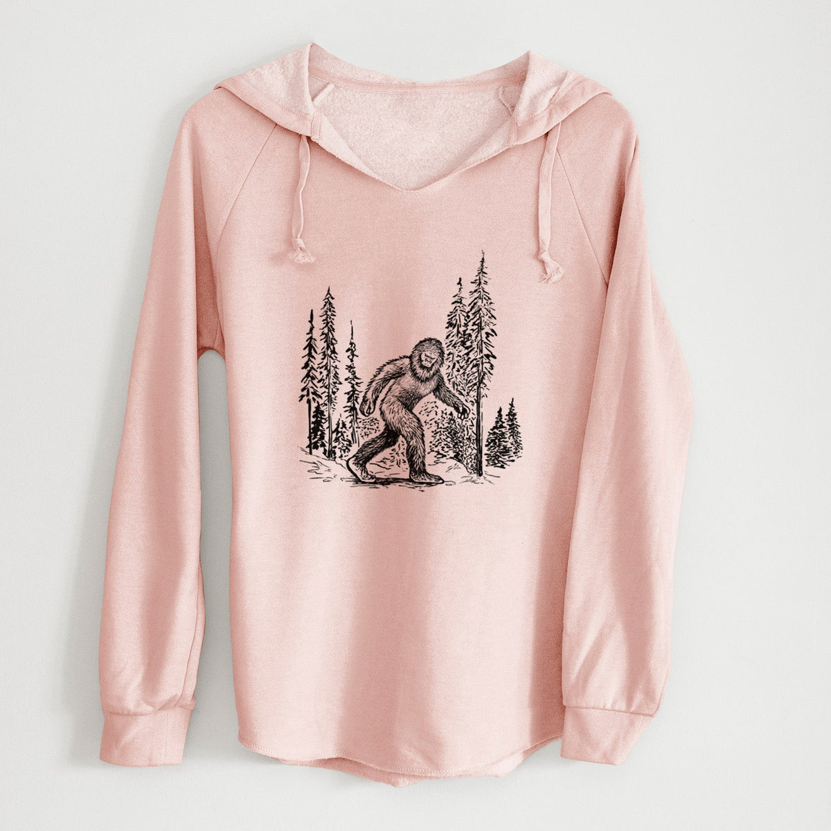 Bigfoot in the Woods - Cali Wave Hooded Sweatshirt