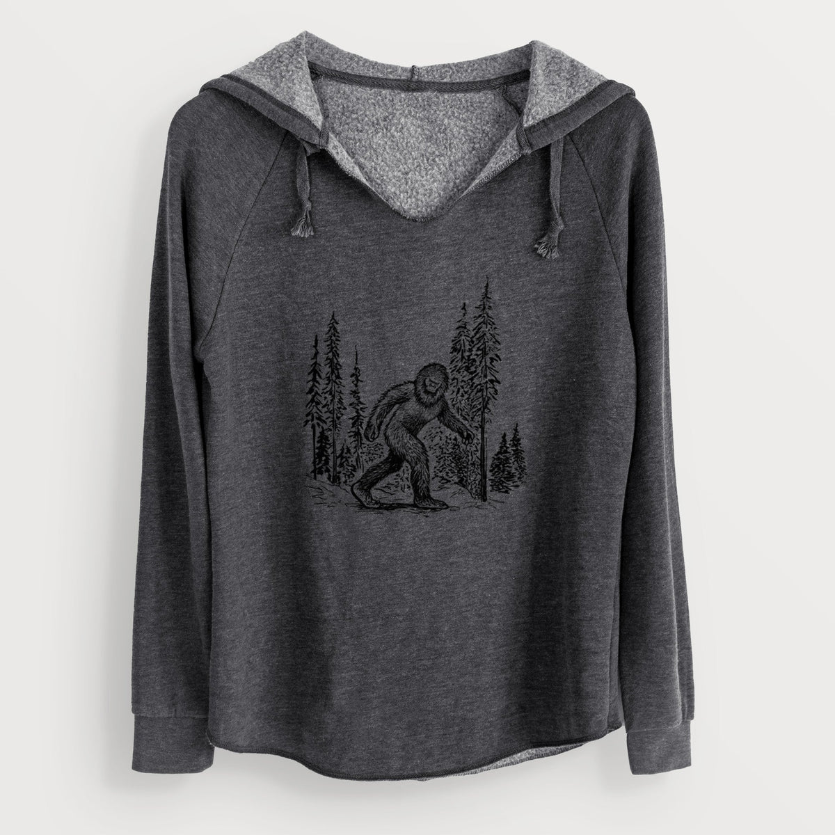 Bigfoot in the Woods - Cali Wave Hooded Sweatshirt