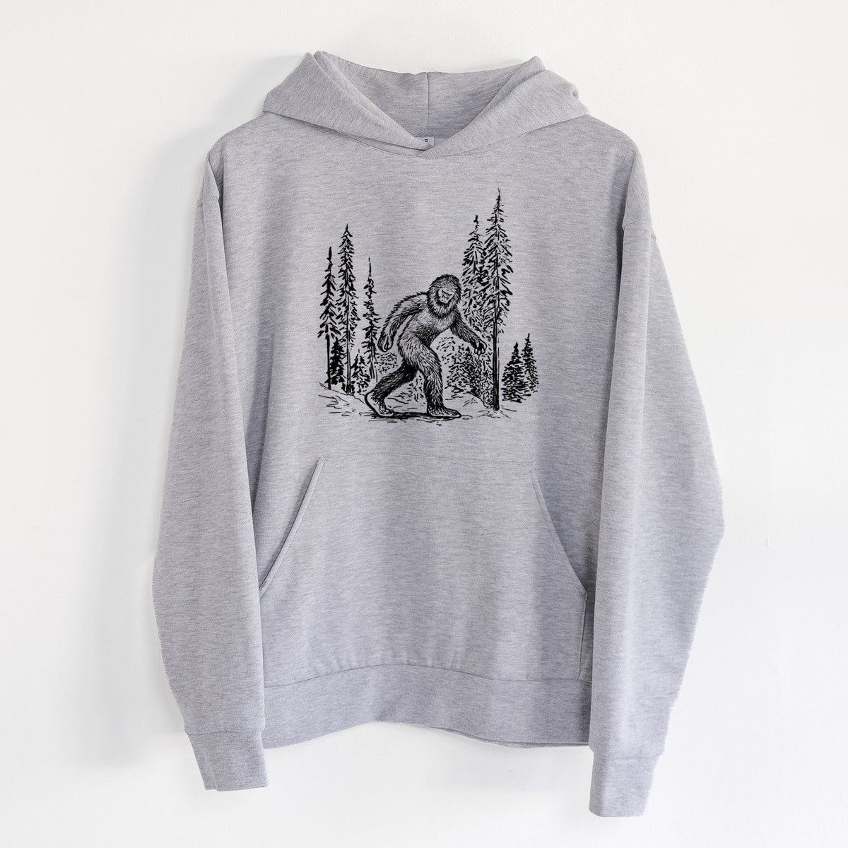 Bigfoot in the Woods  - Statement Midweight Hoodie