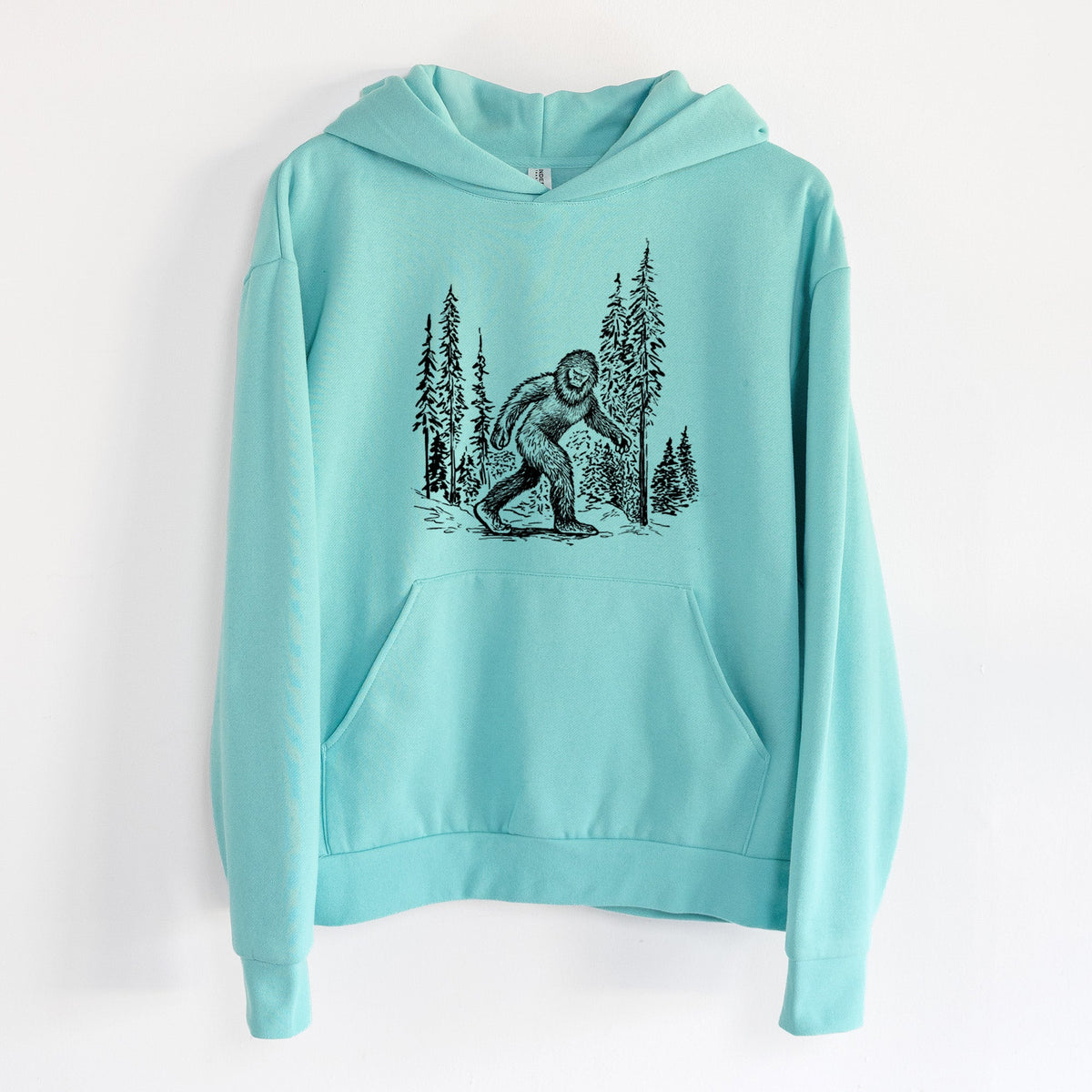 Bigfoot in the Woods  - Statement Midweight Hoodie