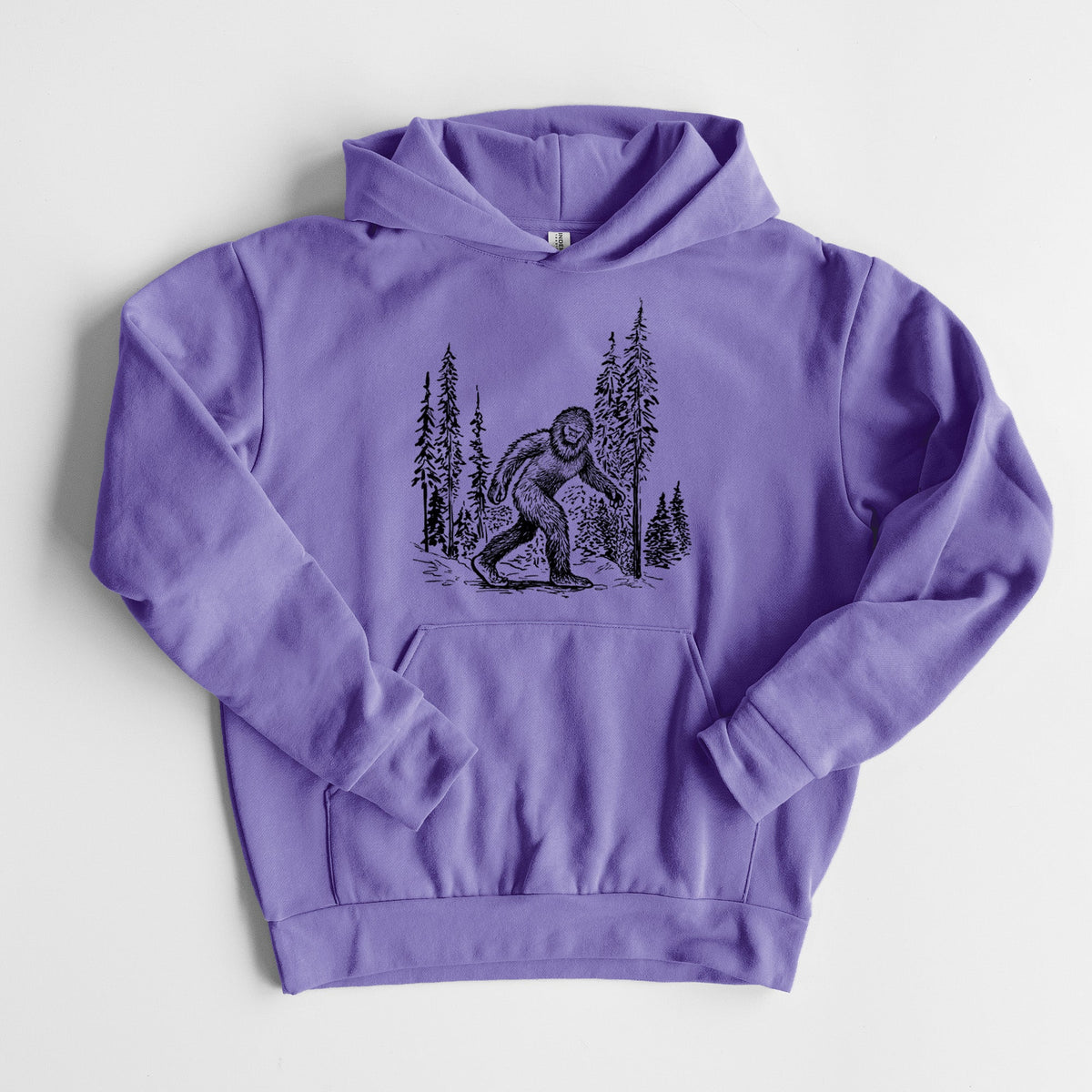 Bigfoot in the Woods  - Statement Midweight Hoodie