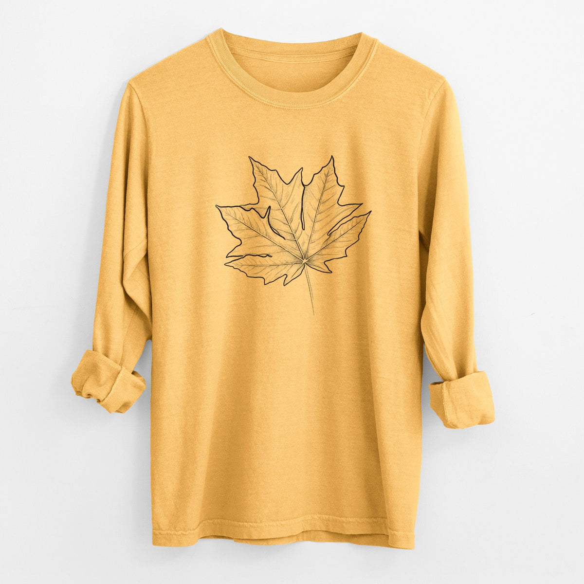 Bigleaf Maple - Acer macrophyllum - Unisex Comfort Colors 100% Cotton Long Sleeve