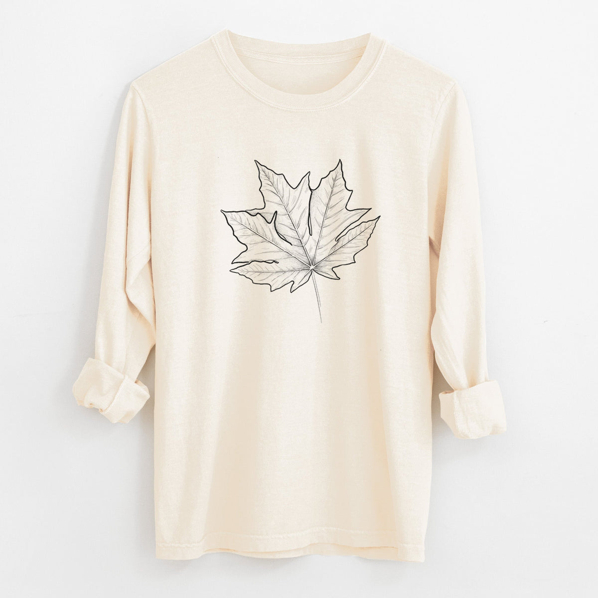 Bigleaf Maple - Acer macrophyllum - Unisex Comfort Colors 100% Cotton Long Sleeve