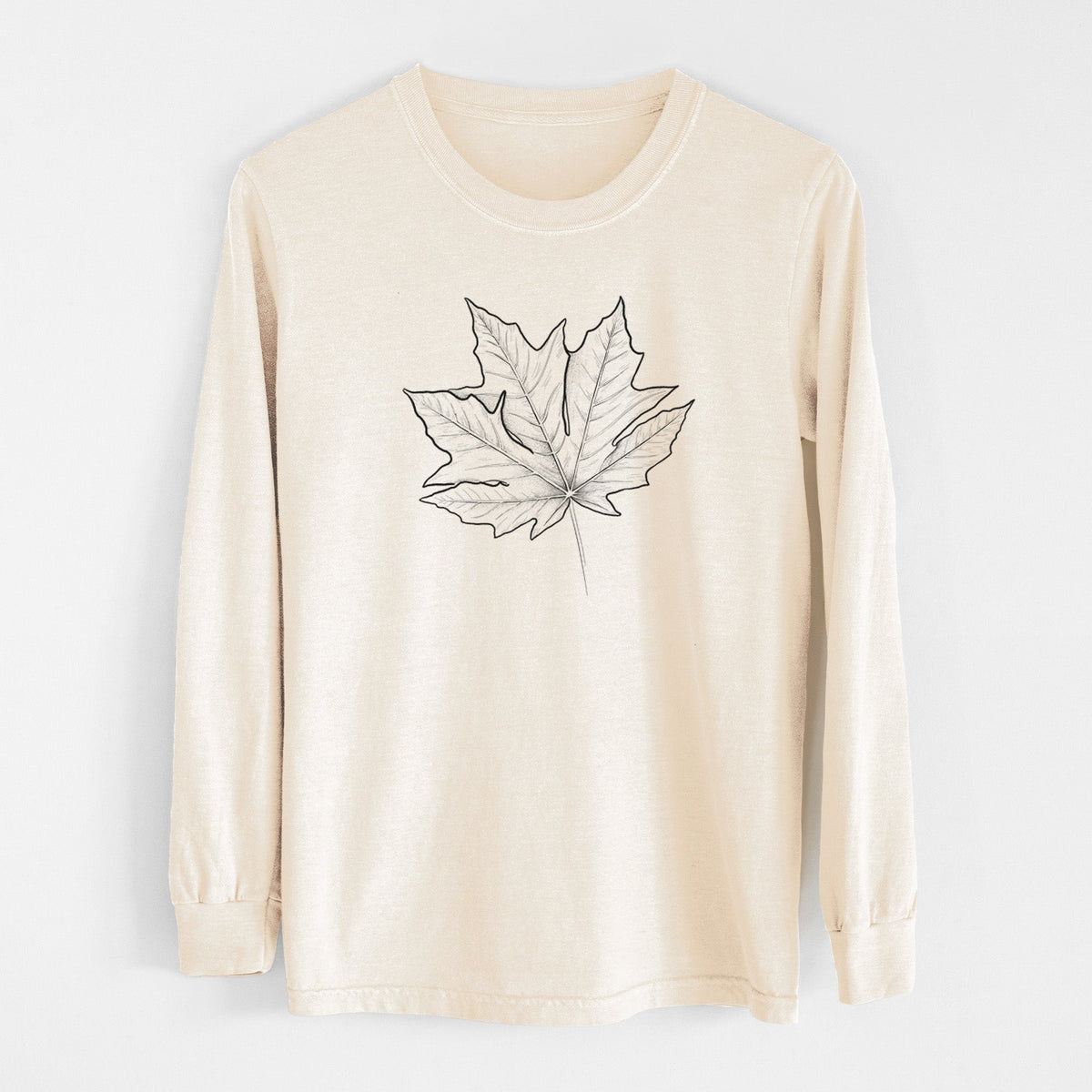 Bigleaf Maple - Acer macrophyllum - Unisex Comfort Colors 100% Cotton Long Sleeve