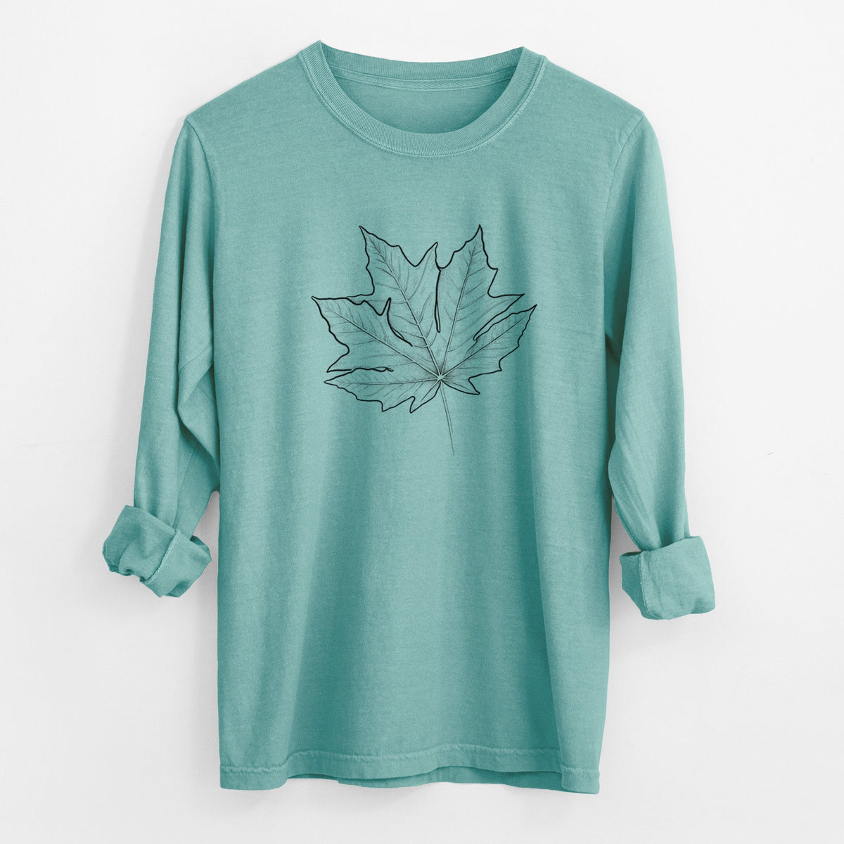 Bigleaf Maple - Acer macrophyllum - Unisex Comfort Colors 100% Cotton Long Sleeve