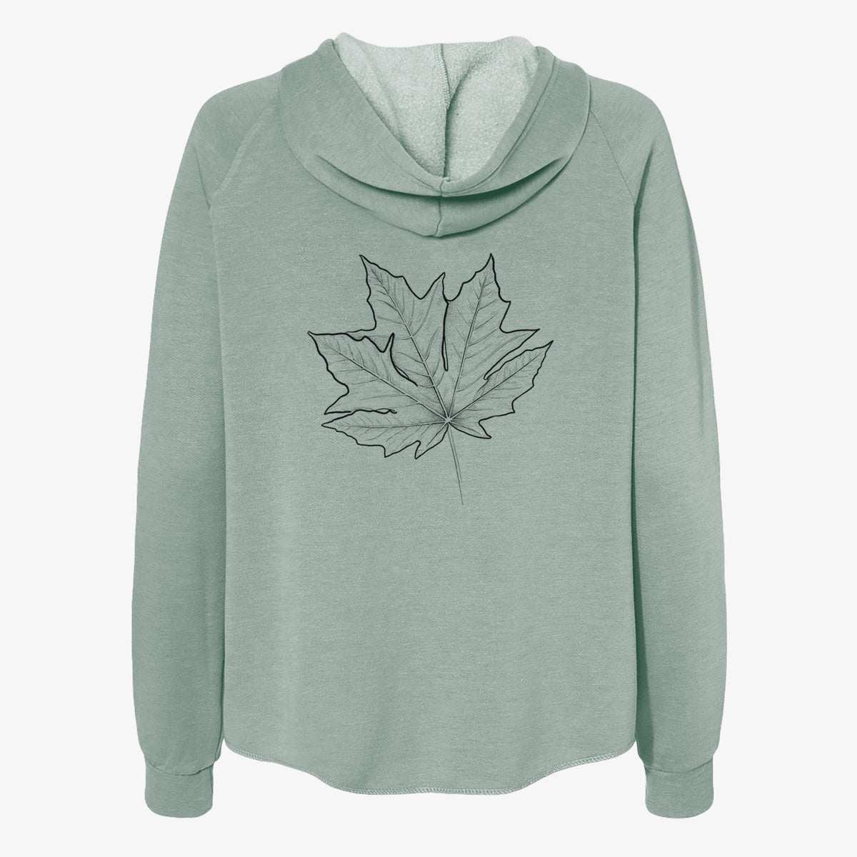 Bigleaf Maple - Acer macrophyllum - Women's Cali Wave Zip-Up Sweatshirt