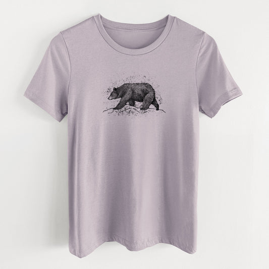 Black Bear - Women's Lightweight Relaxed Fit 100% Cotton Crewneck