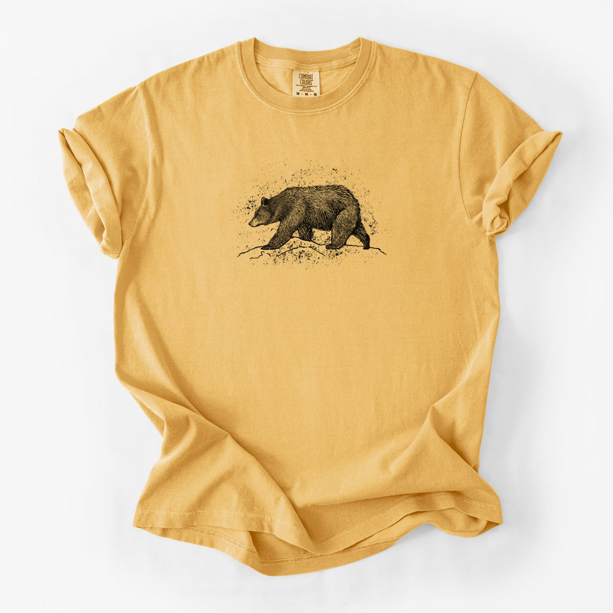 Black Bear - Unisex Comfort Colors Garment-Dyed Heavyweight T-shirt