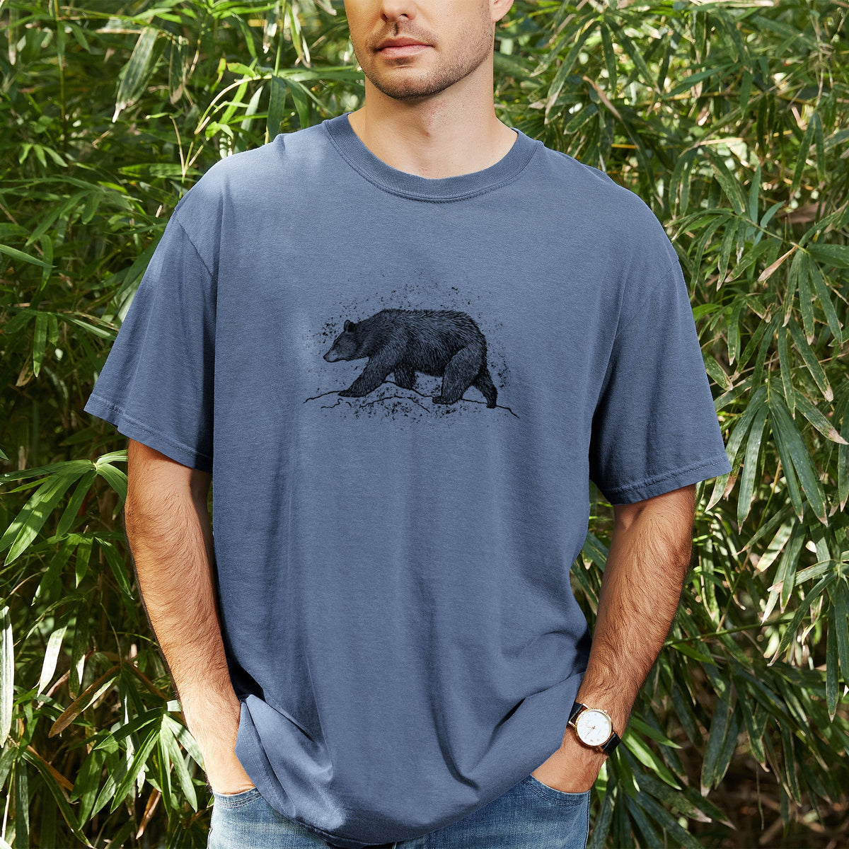Black Bear - Unisex Comfort Colors Garment-Dyed Heavyweight T-shirt