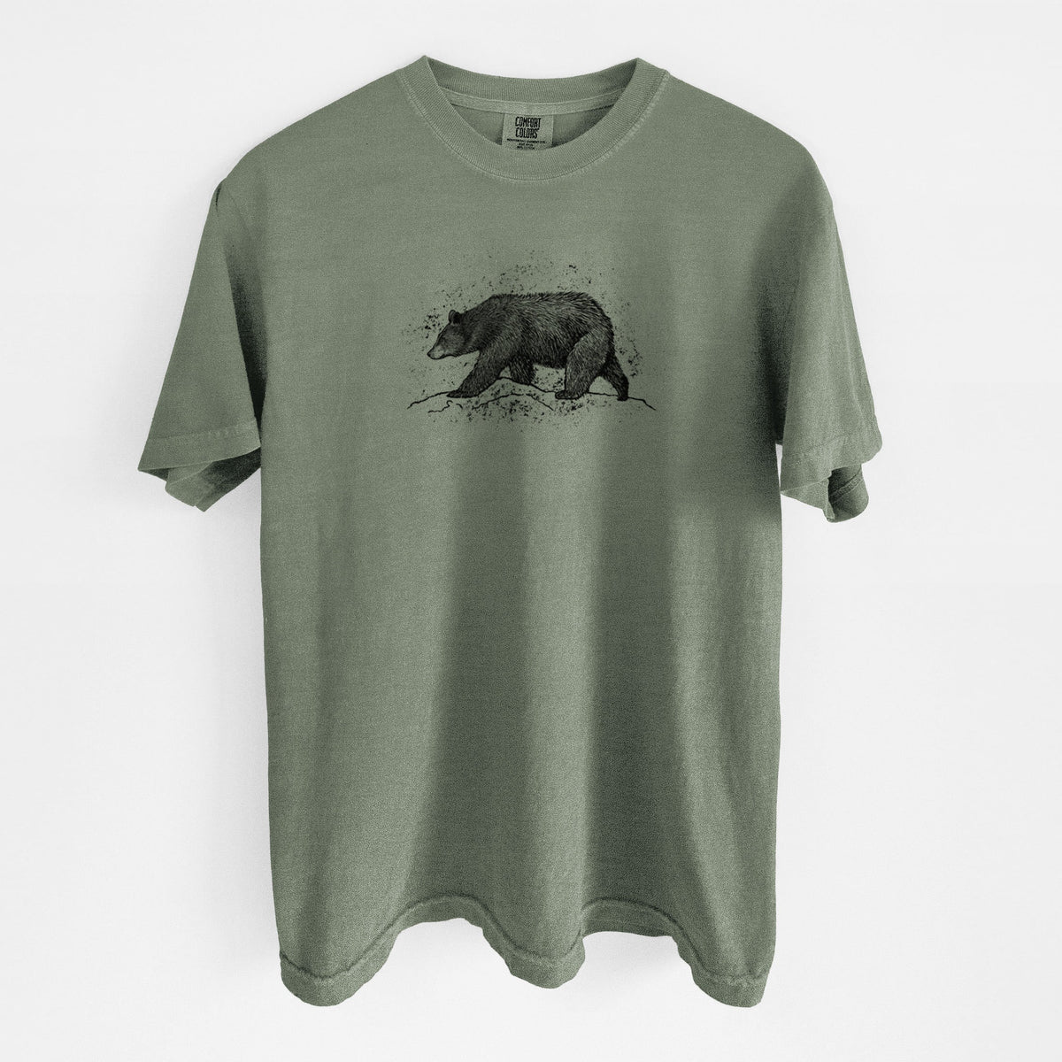 Black Bear - Unisex Comfort Colors Garment-Dyed Heavyweight T-shirt