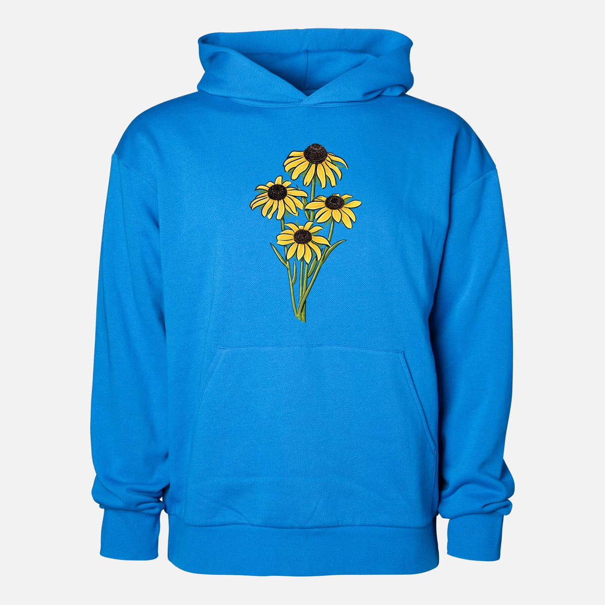 Black-eyed Susans - Rudbeckia hirta  - Statement Midweight Hoodie