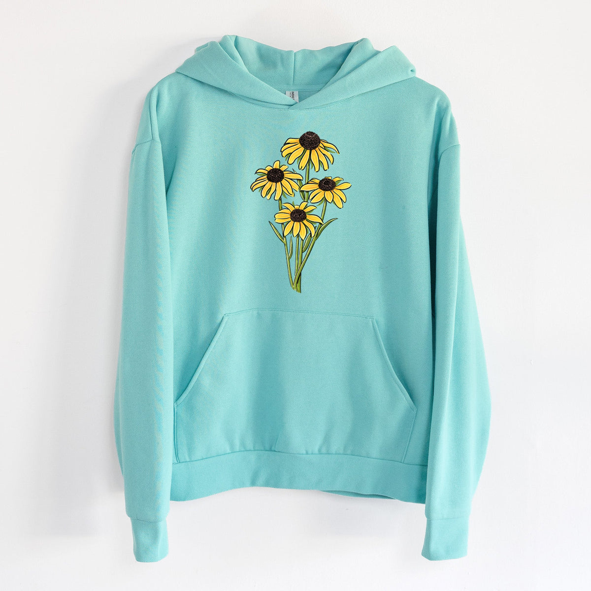 Black-eyed Susans - Rudbeckia hirta  - Statement Midweight Hoodie