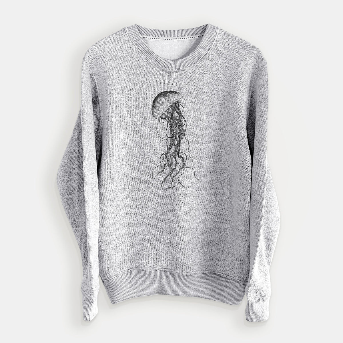 Black Sea Nettle Jellyfish - Chrysaora achlyos - Knit Sweatshirt