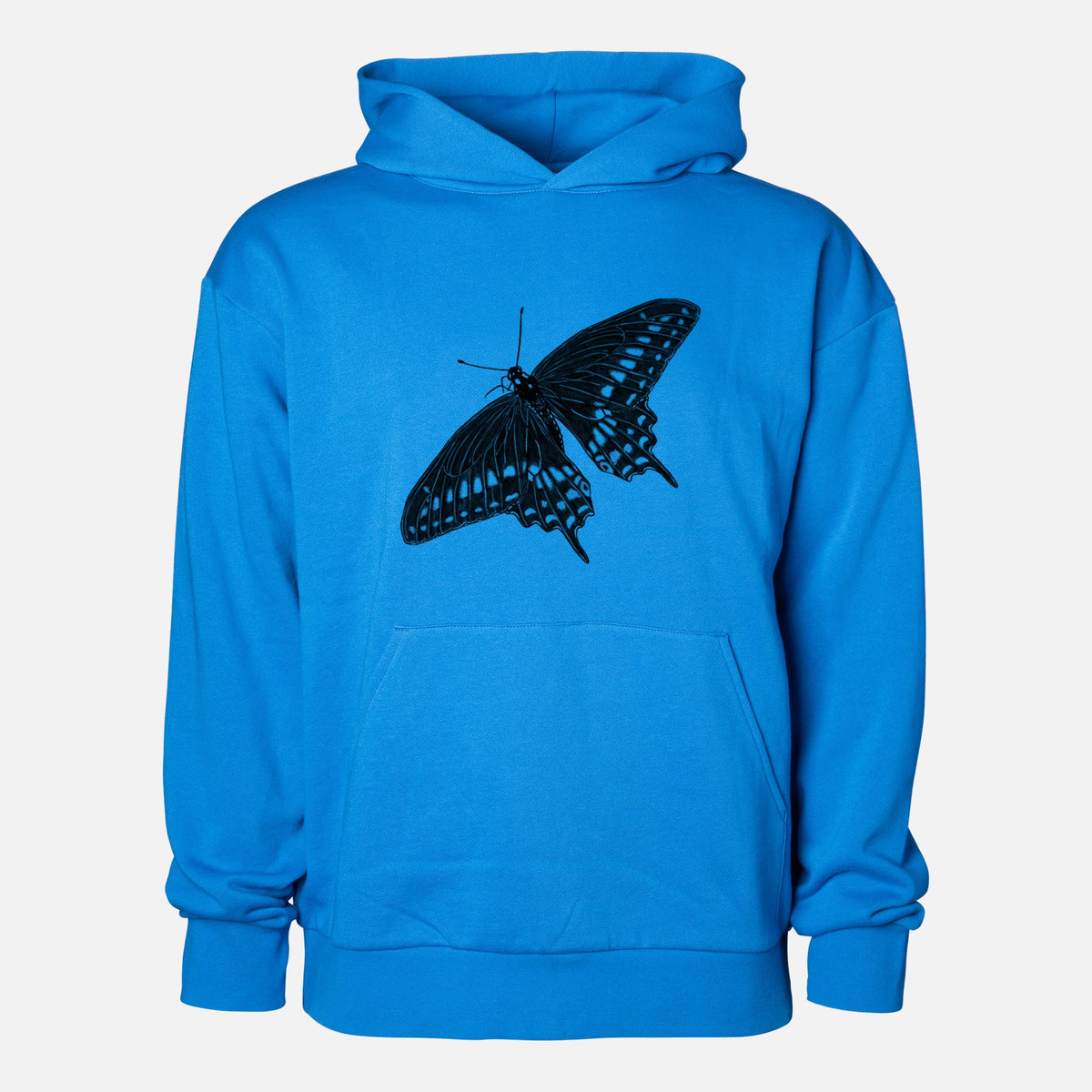 Black Swallowtail Butterfly - Papilio polyxenes  - Statement Midweight Hoodie