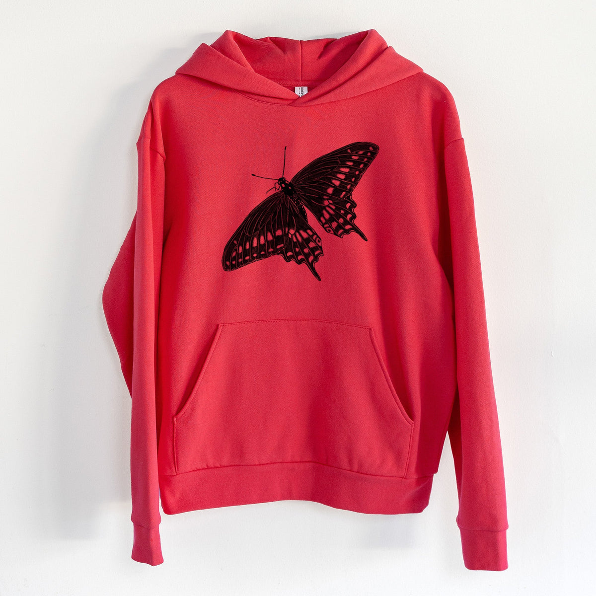 Black Swallowtail Butterfly - Papilio polyxenes  - Statement Midweight Hoodie