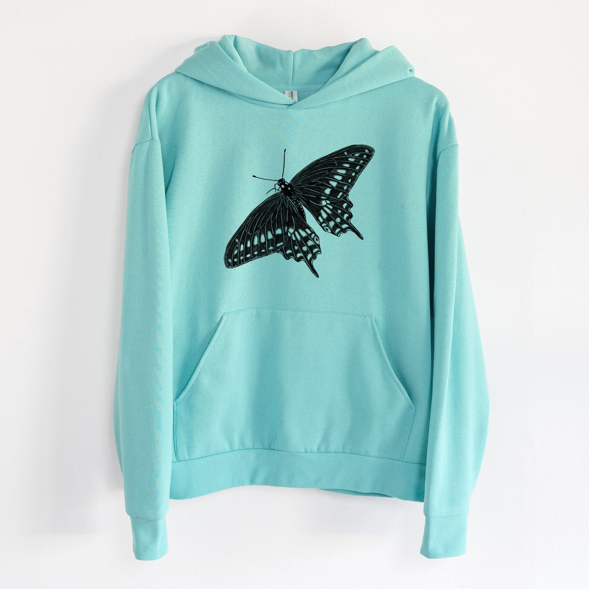 Black Swallowtail Butterfly - Papilio polyxenes  - Statement Midweight Hoodie