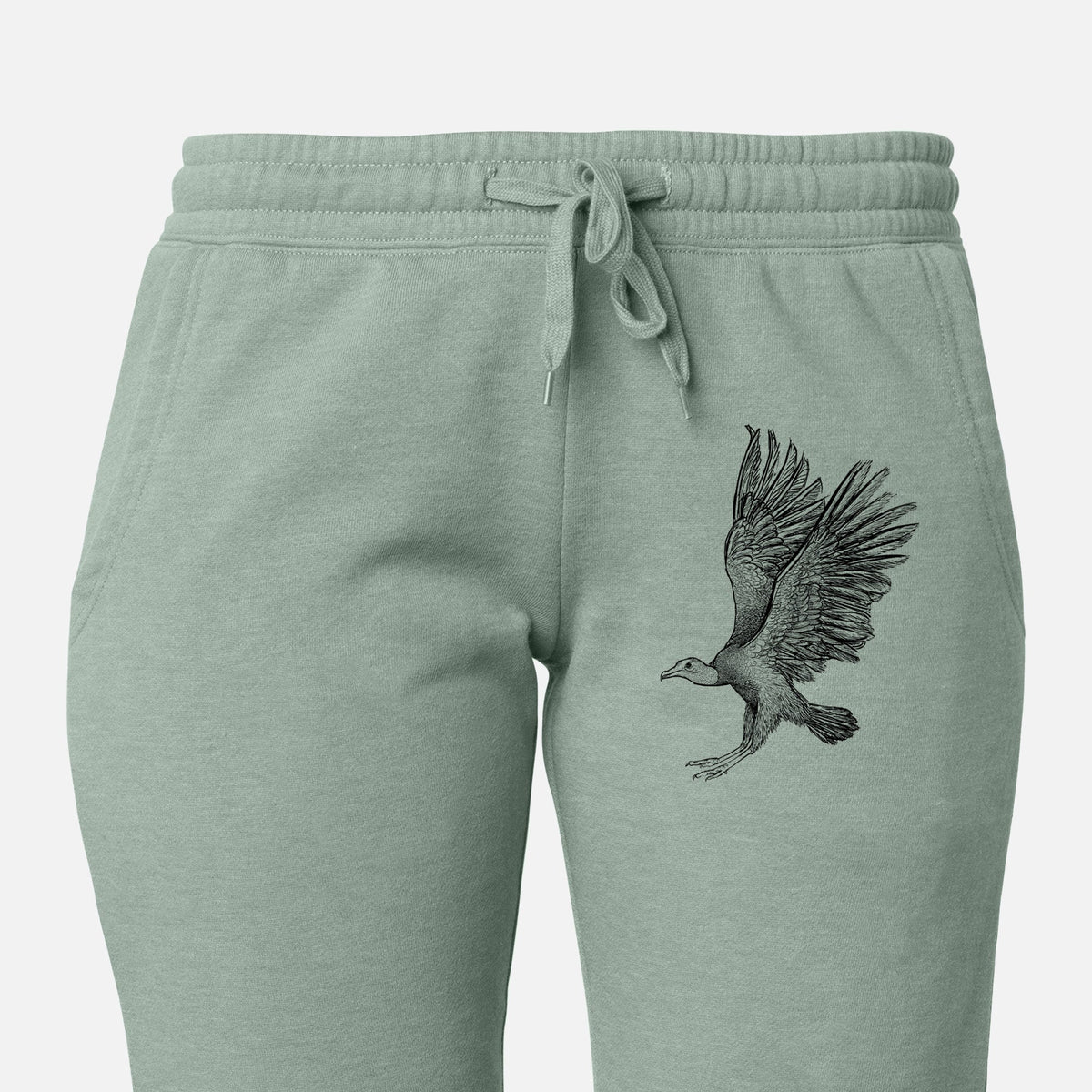Black Vulture - Coragyps atratus - Women's Cali Wave Jogger Sweatpants