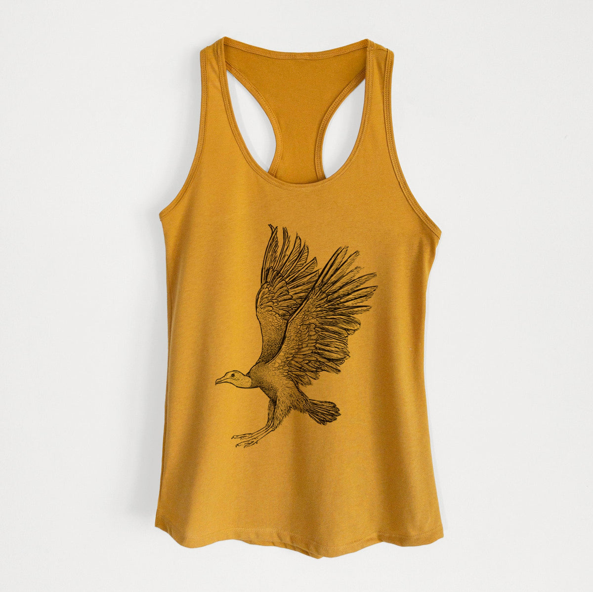 Black Vulture - Coragyps atratus - Women's Racerback Tanktop