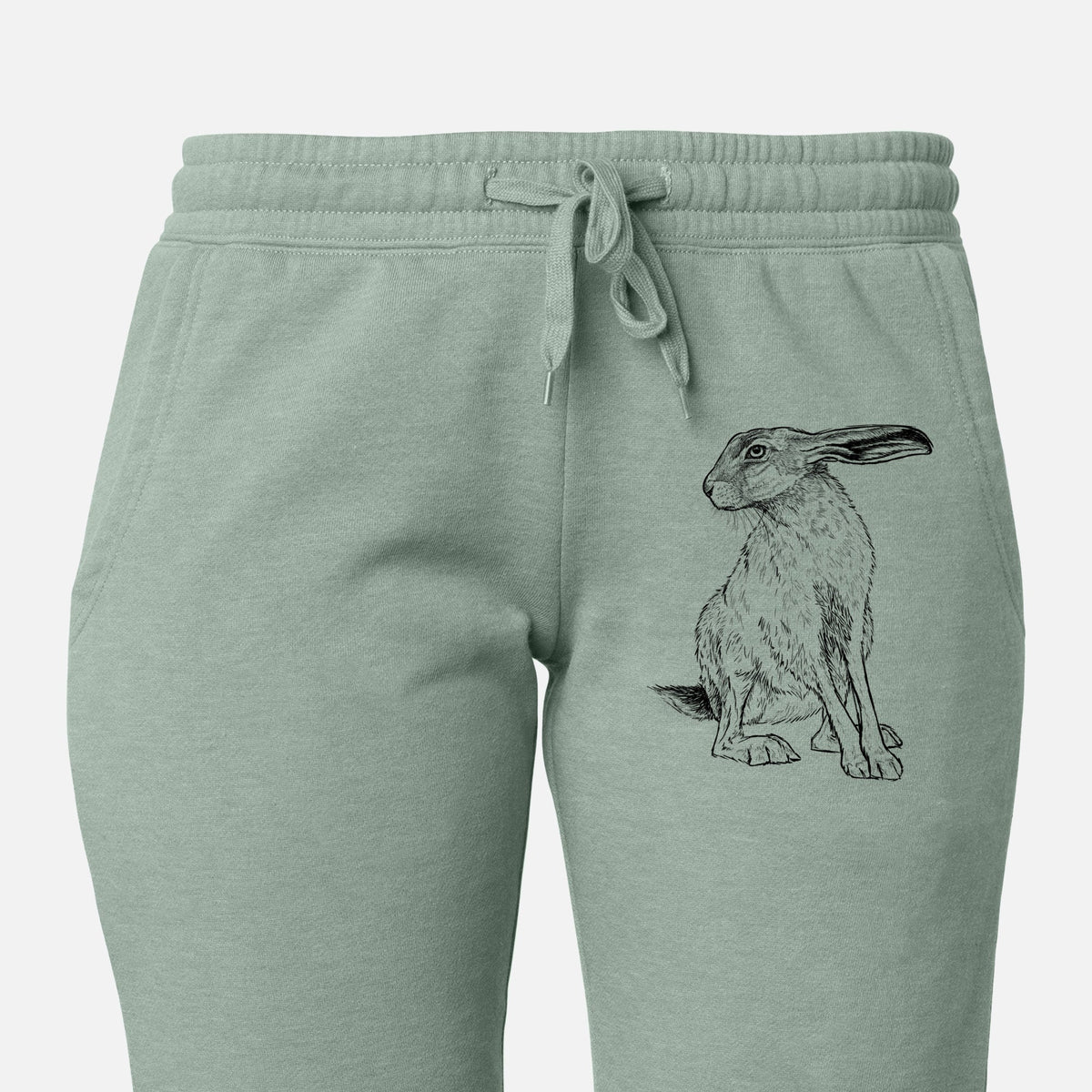 Black-tailed Jackrabbit - Lepus californicus - Women's Cali Wave Jogger Sweatpants