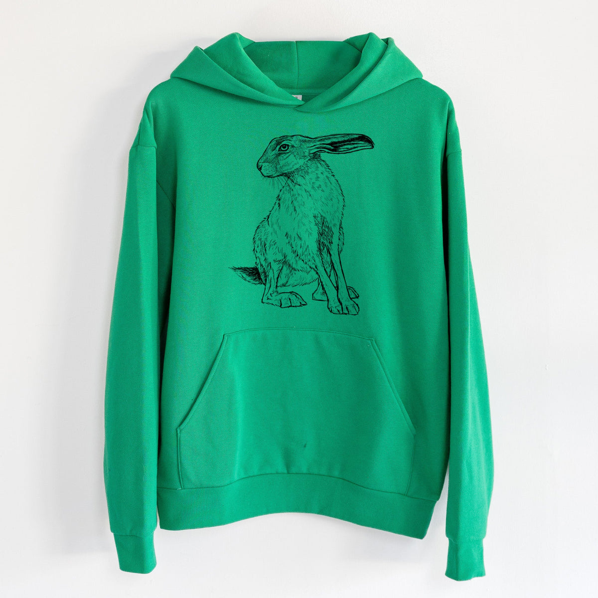 Black-tailed Jackrabbit - Lepus californicus  - Statement Midweight Hoodie