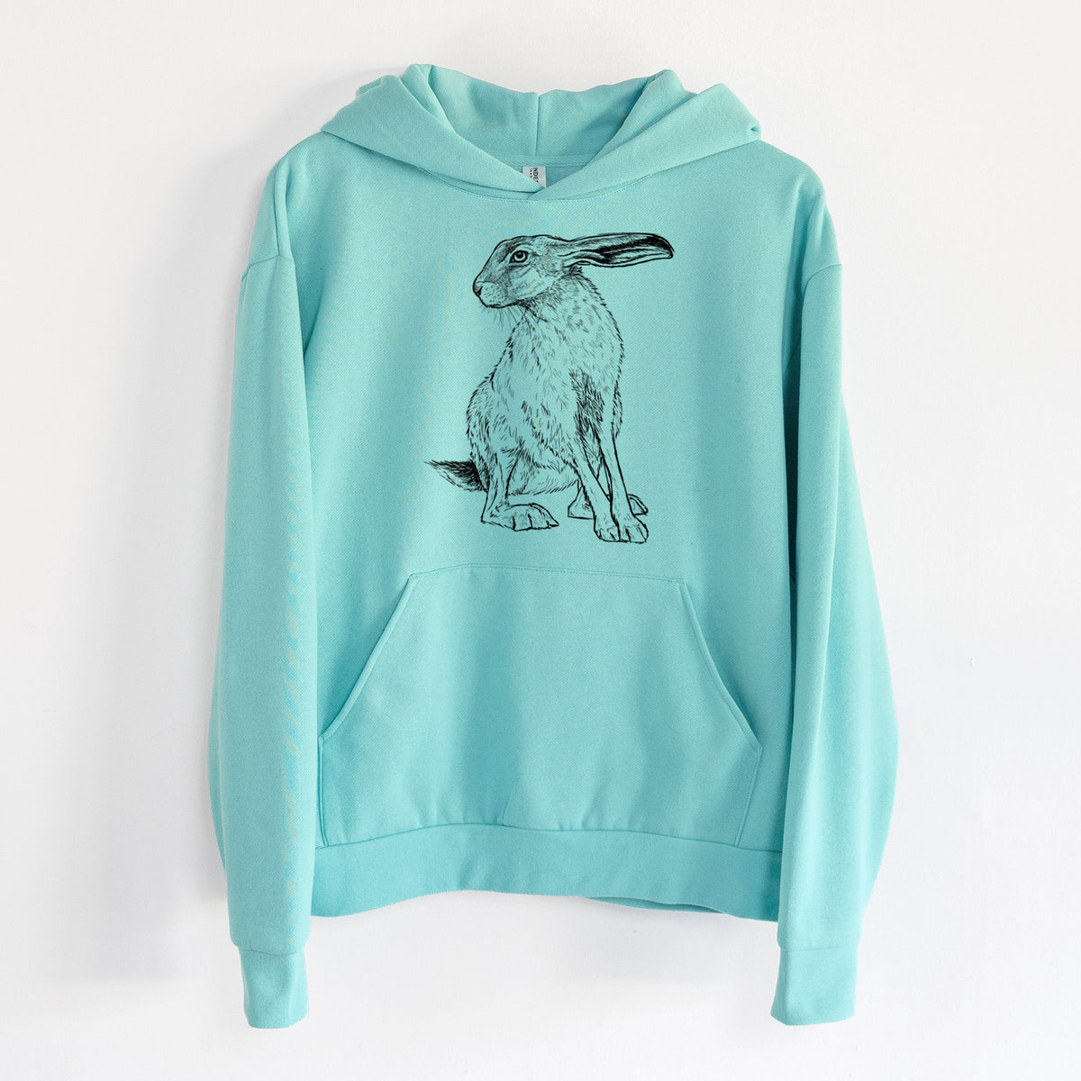 Black-tailed Jackrabbit - Lepus californicus  - Statement Midweight Hoodie