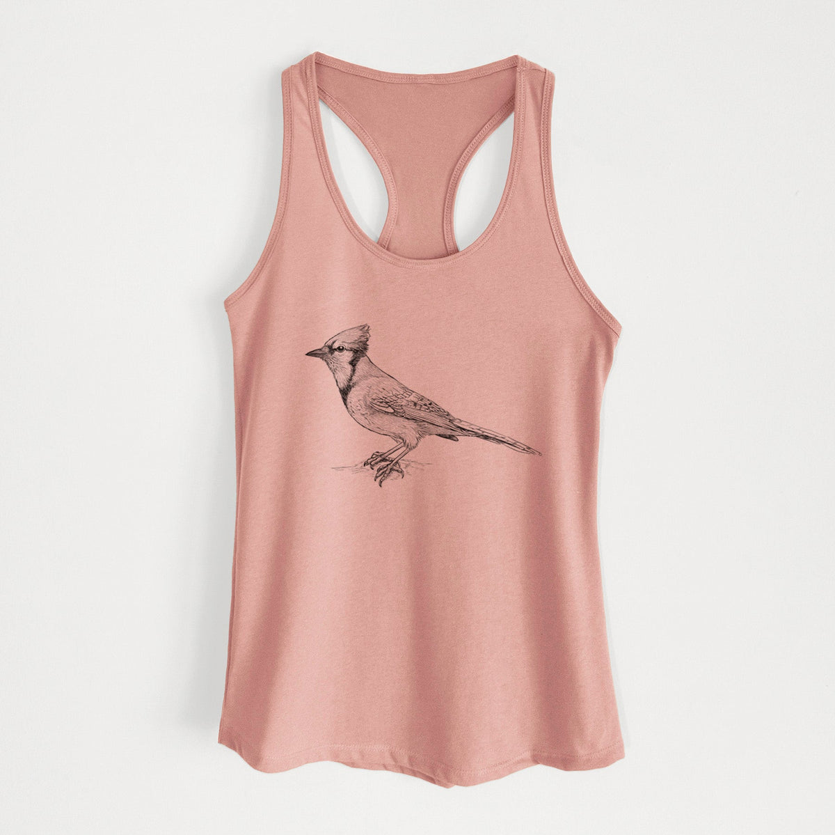Blue Jay - Cyanocitta cristata - Women's Racerback Tanktop