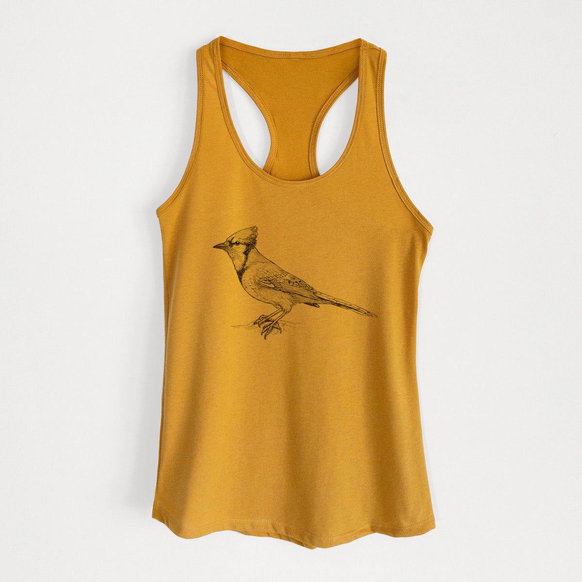 Blue Jay - Cyanocitta cristata - Women's Racerback Tanktop
