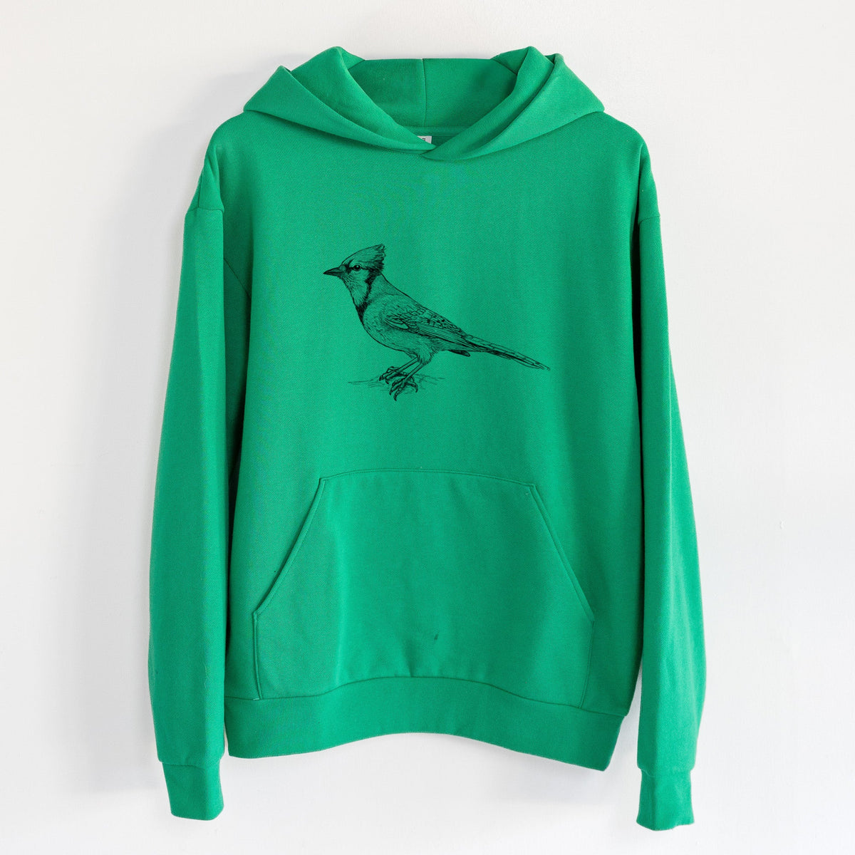 Blue Jay - Cyanocitta cristata  - Statement Midweight Hoodie