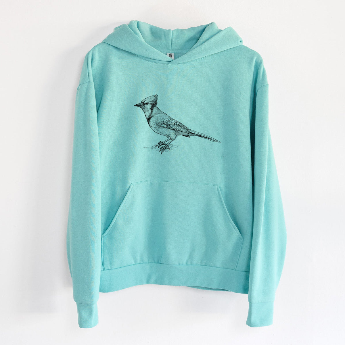Blue Jay - Cyanocitta cristata  - Statement Midweight Hoodie