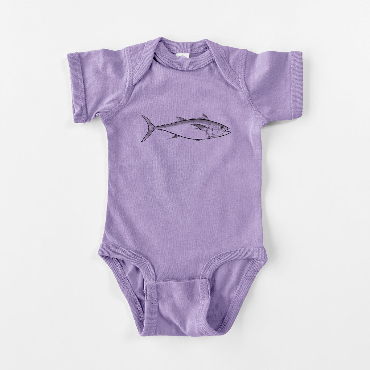 Atlantic Bluefin Tuna - Thunnus thynnus - Baby Fine Jersey Bodysuit