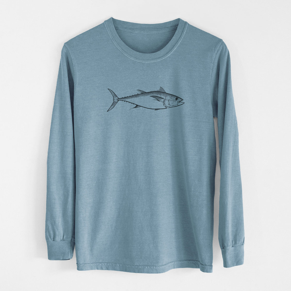 Atlantic Bluefin Tuna - Thunnus thynnus - Unisex Comfort Colors 100% Cotton Long Sleeve