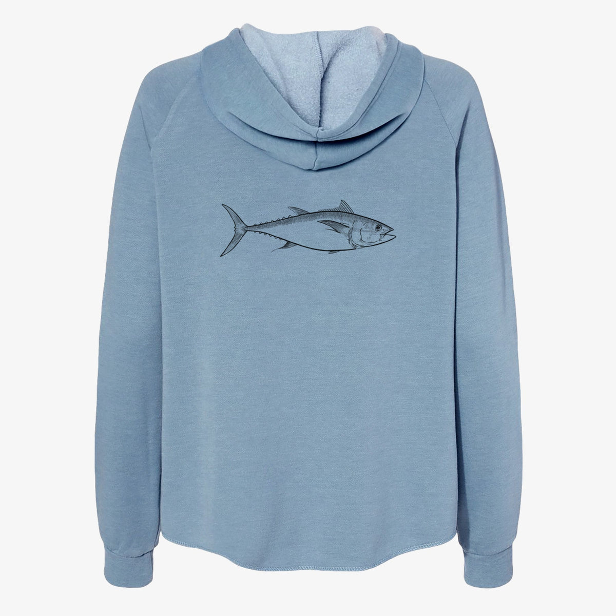 Atlantic Bluefin Tuna - Thunnus thynnus - Women's Cali Wave Zip-Up Sweatshirt