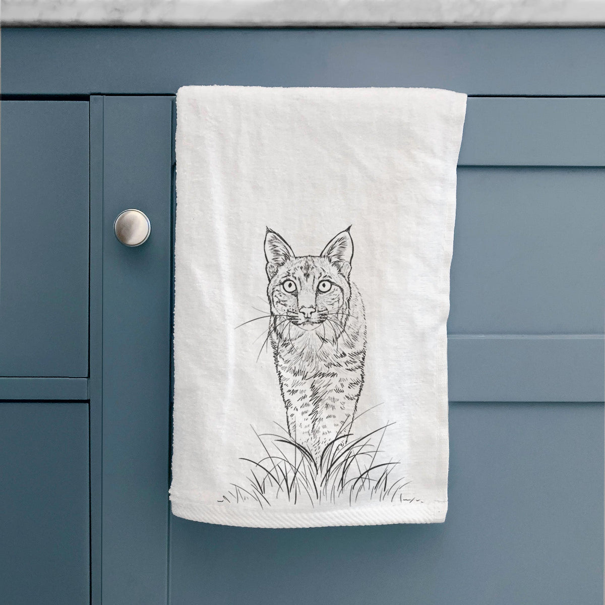 Bobcat - Lynx rufus Premium Decorative Hand Towel