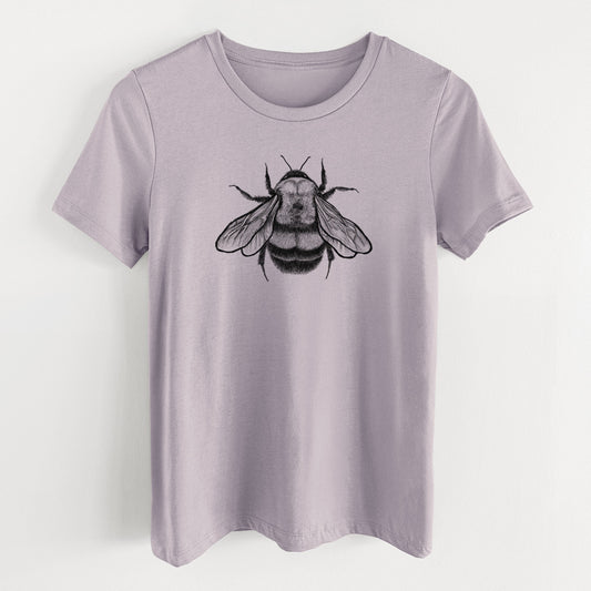 Bombus Affinis - Rusty-Patched Bumble Bee - Women's Lightweight Relaxed Fit 100% Cotton Crewneck