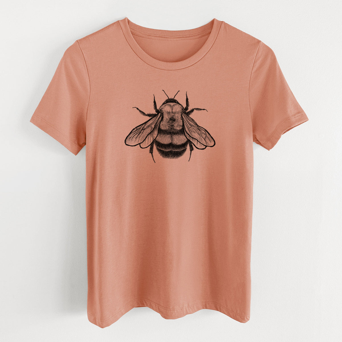 Bombus Affinis - Rusty-Patched Bumble Bee - Women's Lightweight Relaxed Fit 100% Cotton Crewneck
