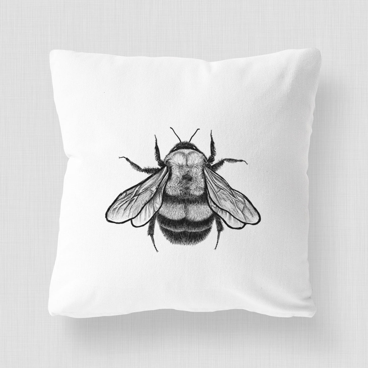 Bombus Affinis - Rusty-Patched Bumble Bee - Throw Pillow Cover