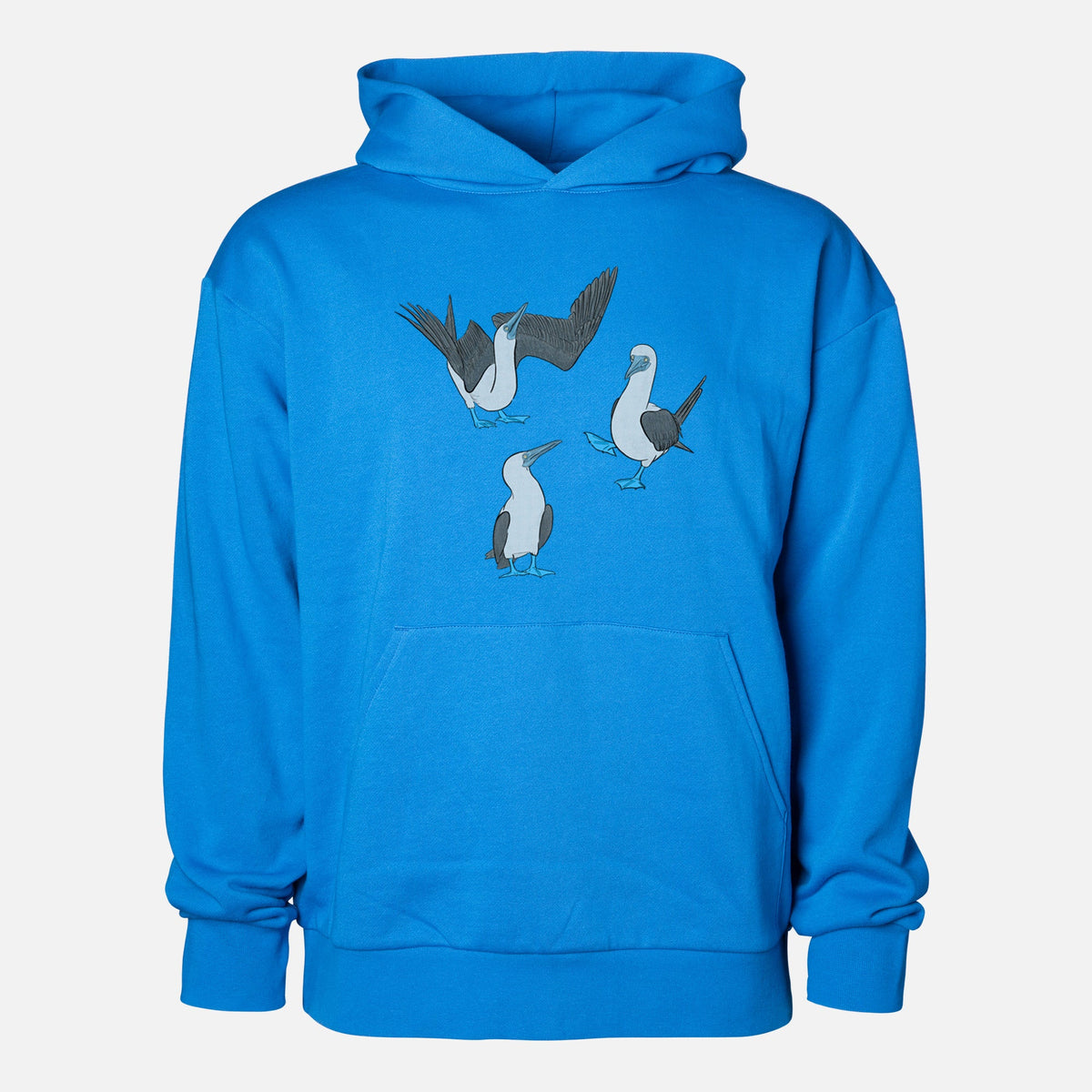 Blue-footed Booby Trio - Sula nebouxii  - Statement Midweight Hoodie