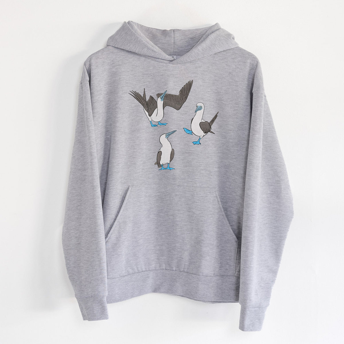 Blue-footed Booby Trio - Sula nebouxii  - Statement Midweight Hoodie