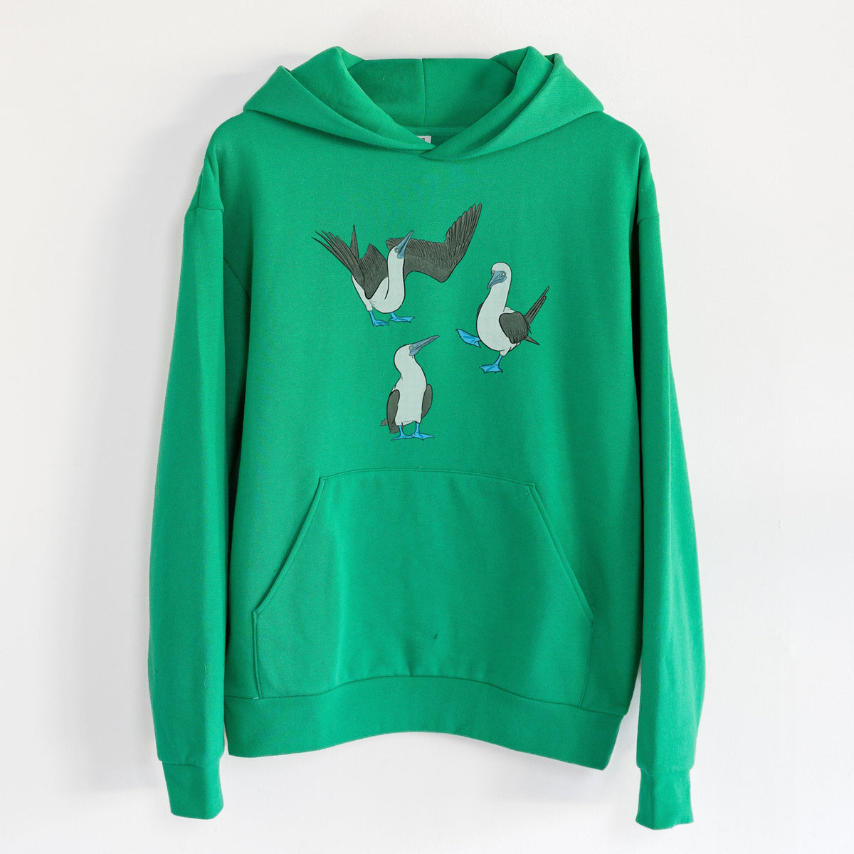 Blue-footed Booby Trio - Sula nebouxii  - Statement Midweight Hoodie