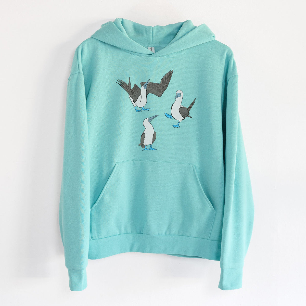 Blue-footed Booby Trio - Sula nebouxii  - Statement Midweight Hoodie