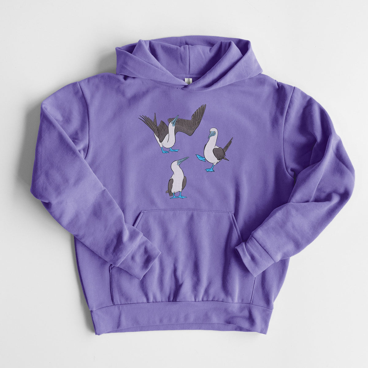 Blue-footed Booby Trio - Sula nebouxii  - Statement Midweight Hoodie