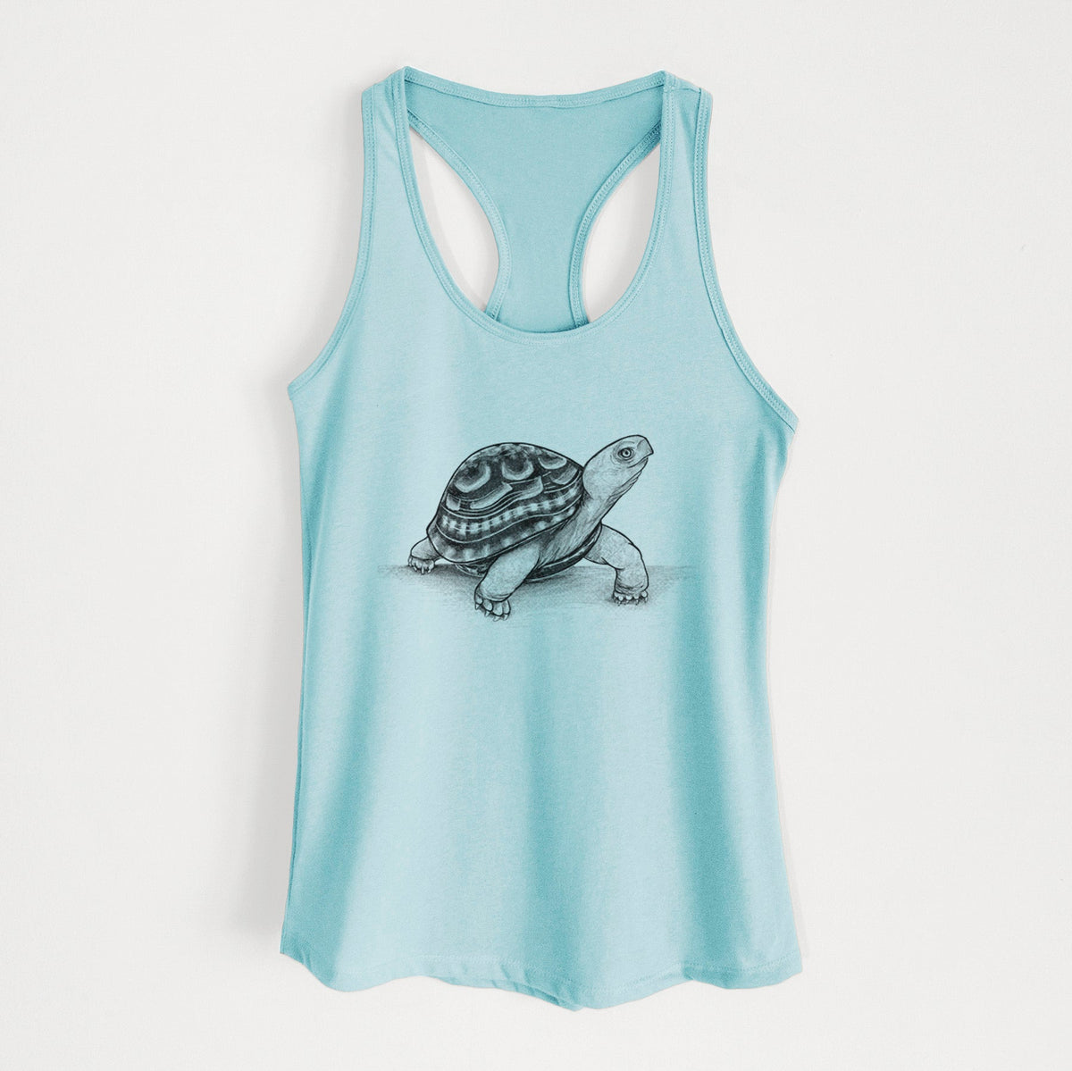 Common Box Turtle - Terrapene carolina - Women's Racerback Tanktop