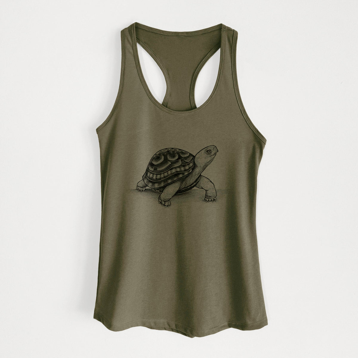 Common Box Turtle - Terrapene carolina - Women's Racerback Tanktop