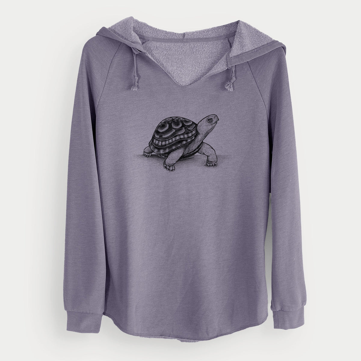 Common Box Turtle - Terrapene carolina - Cali Wave Hooded Sweatshirt