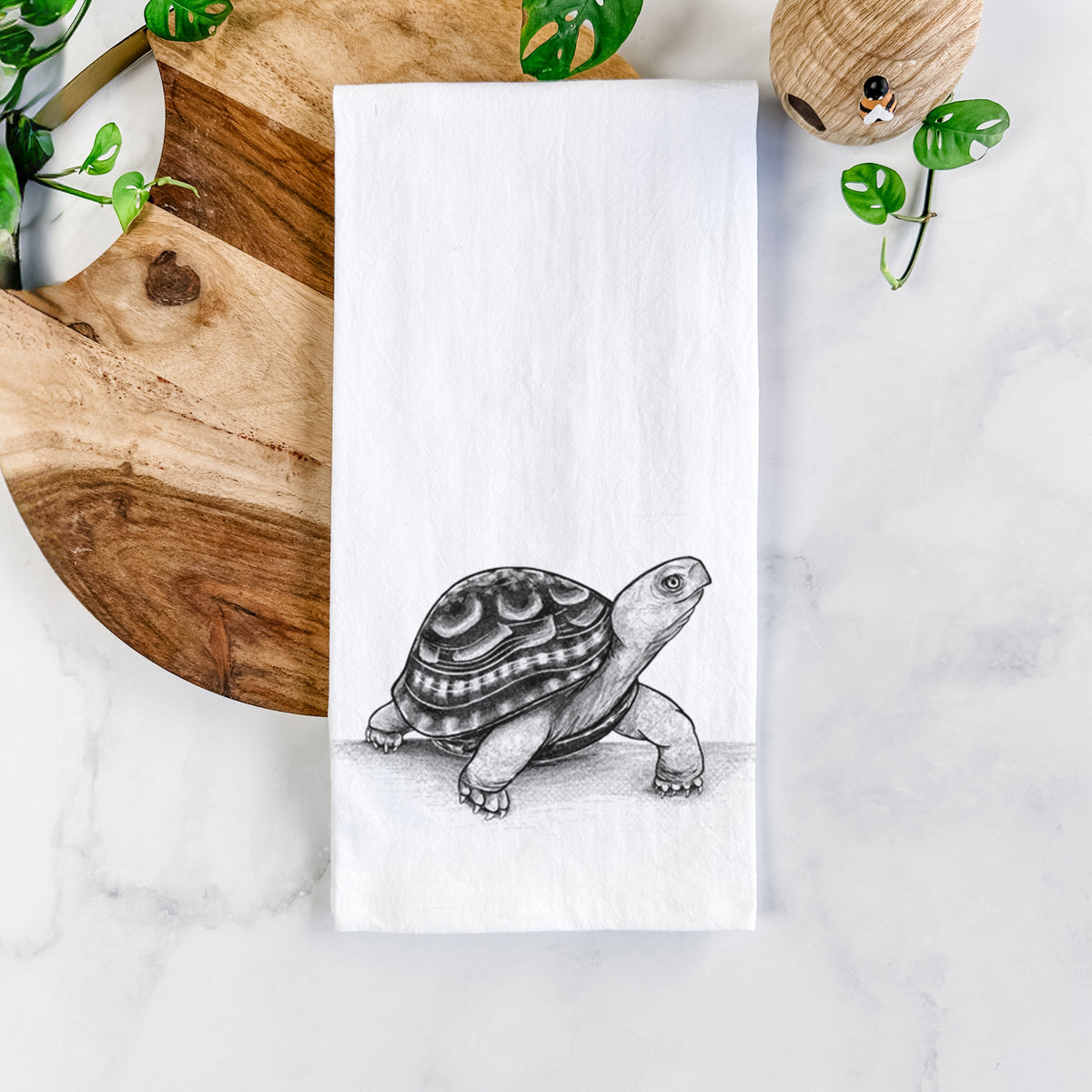 Common Box Turtle - Terrapene carolina Tea Towel