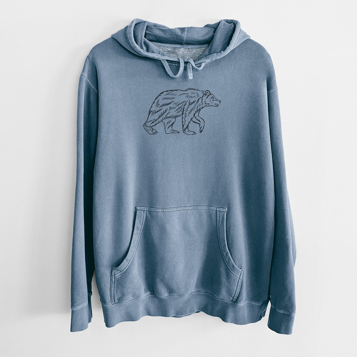 Brown Bear - Unisex Pigment Dyed Hoodie