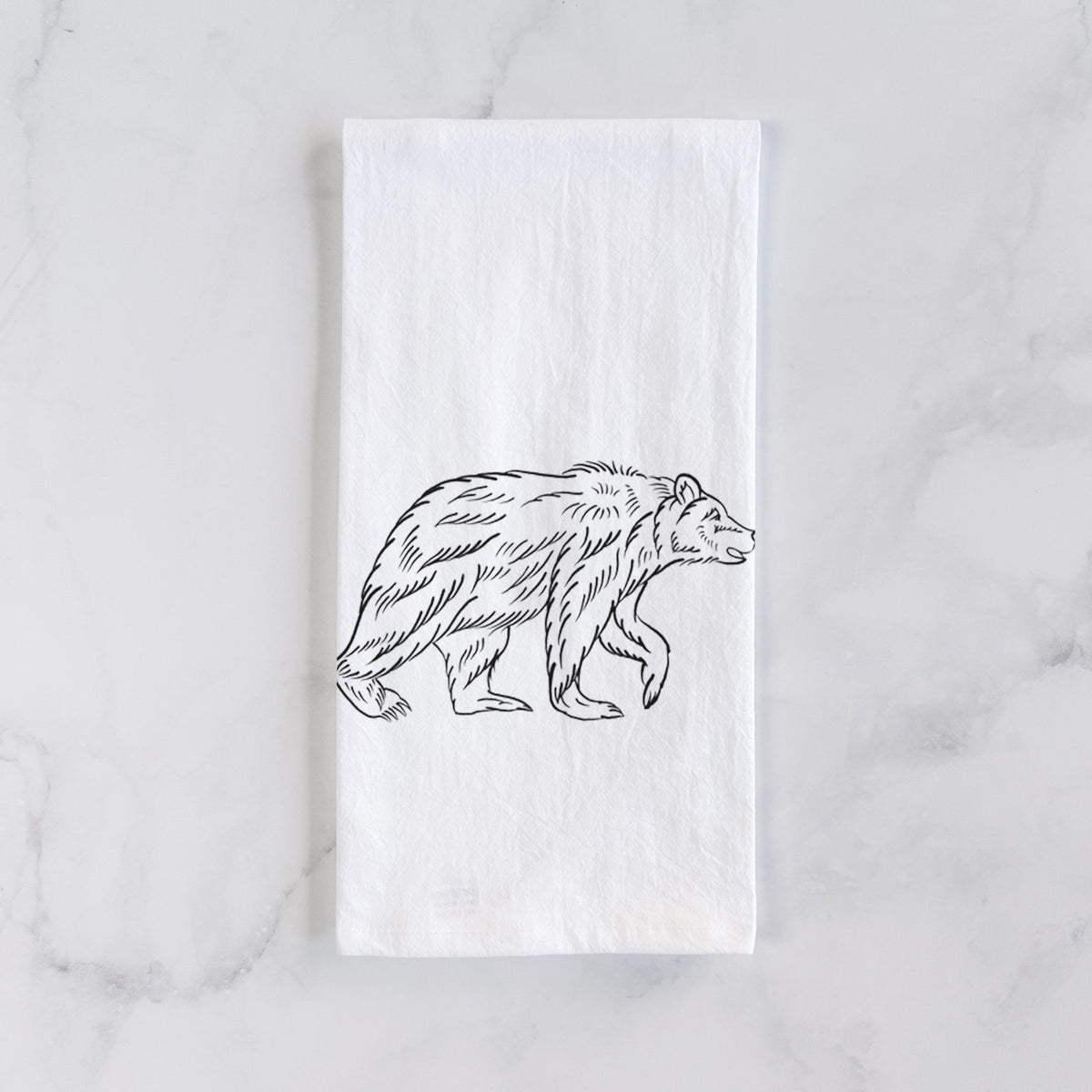 Brown Bear Tea Towel
